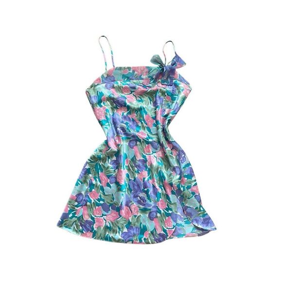 Victoria’s Secret Gold Label Floral Slip Dress – 90s – Size Small - Picture 1 of 5